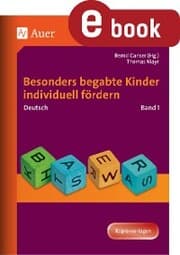Cover von Begabte Kinder individuell fördern, Deutsch Band 1