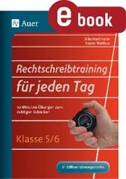 Cover von Rechtschreibtraining für jeden Tag 5-6