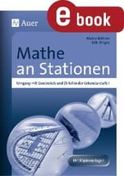 Cover von Mathe an Stationen Umgang mit Geodreieck
