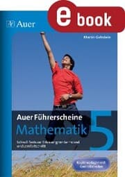 Cover von Auer Führerscheine Mathematik Klasse 5