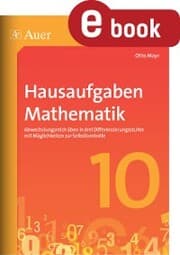 Cover von Hausaufgaben Mathematik Klasse 10