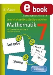 Cover von Lerninhalte selbstständig erarbeiten Mathematik 7