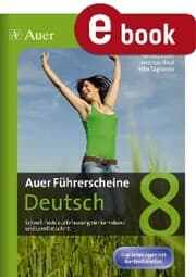 Cover von Auer Führerscheine Deutsch Klasse 8