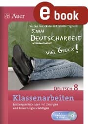 Cover von Klassenarbeiten Deutsch 8