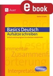 Cover von Basics Deutsch Aufsätze schreiben