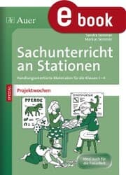 Cover von Sachunterricht an Stationen Spezial Projektwochen