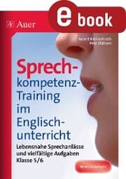 Cover von Sprechkompetenz-Training im Englischunterricht 5-6