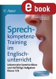 Cover von Sprechkompetenz-Training im Englischunterricht 7-8