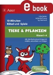 Cover von 10-Minuten-Rätsel und -Spiele Tiere & Pflanzen