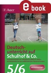 Cover von Deutschunterricht auf Schulhof & Co. Klasse 5-6