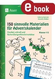Cover von 150 sinnvolle Materialien für Adventskalender 1-2