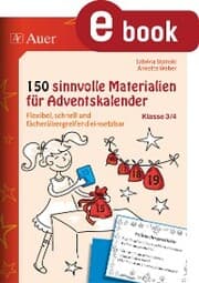 Cover von 150 sinnvolle Materialien für Adventskalender 3-4