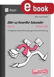 Cover von Die schnelle Stunde Kunst Kl. 3-4