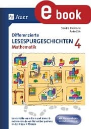 Cover von Differenzierte Lesespurgeschichten Mathematik 4