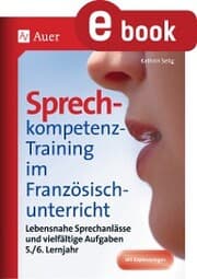 Cover von Sprechkompetenz-Training Französisch Lernjahr 5-6