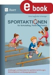 Cover von Sportaktionen für Schulalltag, Feste und Feiern