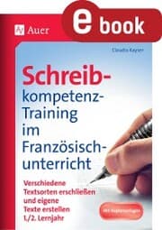 Cover von Schreibkompetenz-Training im Französischunterricht