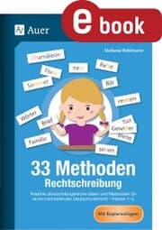 Cover von 33 Methoden Rechtschreibung