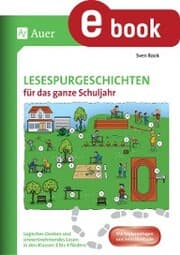 Cover von Lesespurgeschichten für das ganze Schuljahr
