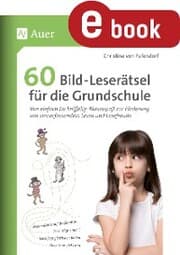 Cover von 60 Bild-Leserätsel für die Grundschule