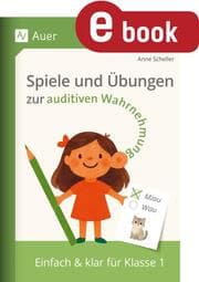 Cover von Spiele und Übungen zur auditiven Wahrnehmung