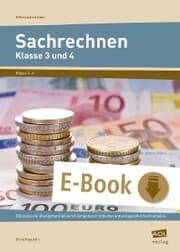 Cover von Sachrechnen - Klasse 3 und 4