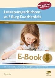 Cover von Lesespurgeschichten: Auf Burg Drachenfels
