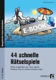 Cover von 44 schnelle Rätselspiele