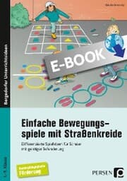 Cover von Einfache Bewegungsspiele mit Straßenkreide