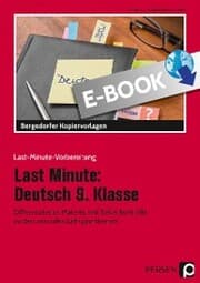 Cover von Last Minute: Deutsch 9. Klasse