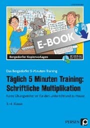 Cover von Tägl. 5 Minuten Training: Schriftl. Multiplikation