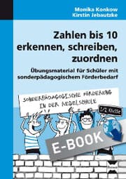 Cover von Zahlen bis 10 erkennen, schreiben, zuordnen