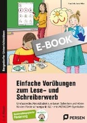 Cover von Einfache Vorübungen zum Lese- und Schreiberwerb