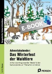 Cover von Adventskalender: Das Winterfest der Waldtiere