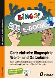 Cover von Ganz einfache Bingospiele: Wort- und Satzebene