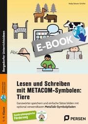 Cover von Lesen und Schreiben mit METACOM-Symbolen: Tiere