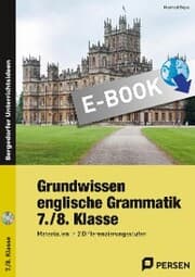 Cover von Grundwissen englische Grammatik 7./8. Klasse