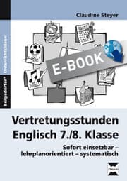 Cover von Vertretungsstunden Englisch 7./8. Klasse