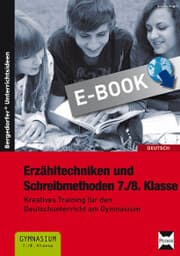 Cover von Erzähltechniken und Schreibmethoden 7./8. Klasse