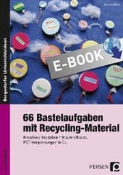 Cover von 66 Bastelaufgaben mit Recycling-Material