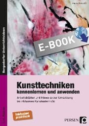 Cover von Kunsttechniken kennenlernen und anwenden