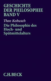Cover von Die Philosophie des Hoch- und Spätmittelalters