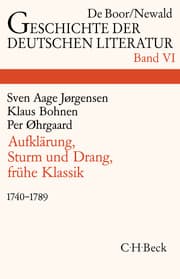 Cover von Aufklärung, Sturm und Drang, frühe Klassik, 1740-1789
