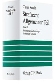 Cover von Strafrecht Allgemeiner Teil II: Besondere Erscheinungsformen der Straftat