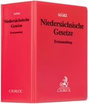 Cover von Niedersächsische Gesetze