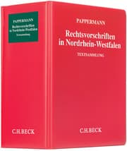 Cover von Rechtsvorschriften in Nordrhein-Westfalen