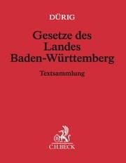 Cover von Gesetze des Landes Baden-Württemberg