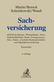 Cover von Sachversicherung