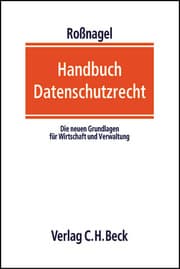 Cover von Handbuch Datenschutzrecht