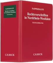 Cover von Rechtsvorschriften in Nordrhein-Westfalen